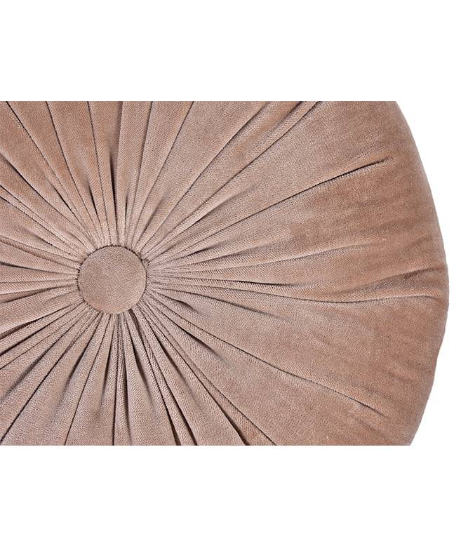 Gathered Perfect Beige Cushion - TGW