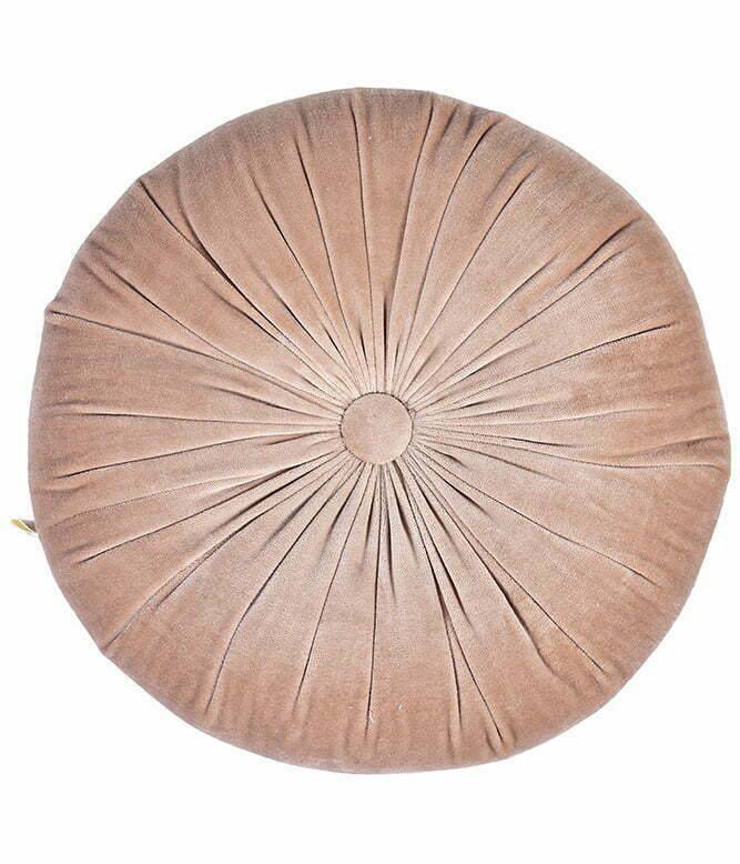 Gathered Perfect Beige Cushion - TGW