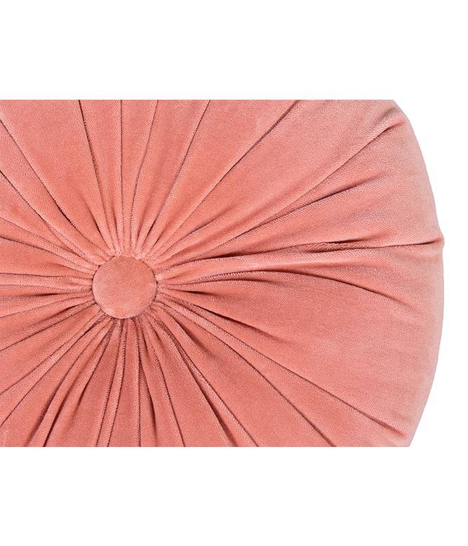 Gathered Pink Bloom Cushion - TGW