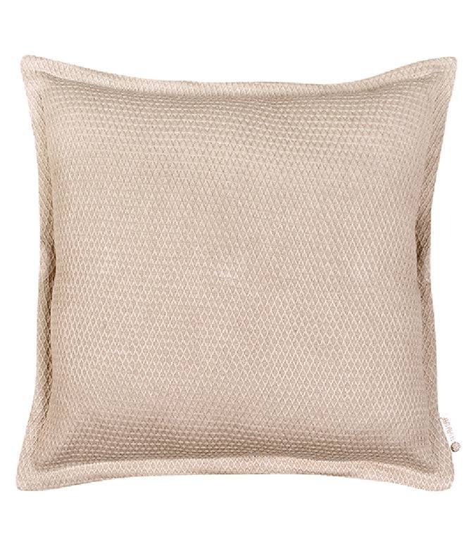 Intertwined beige cushion cover - TGW