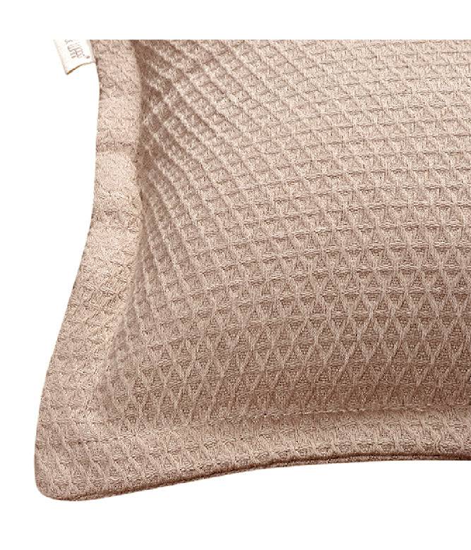 Intertwined beige cushion cover - TGW