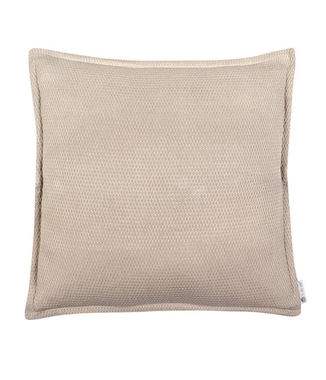 Intertwined beige cushion cover - TGW