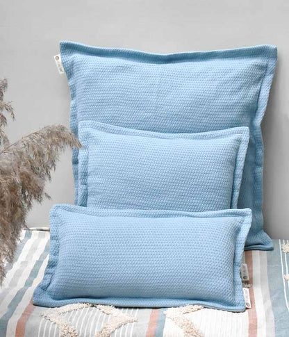 Intertwined Blue Cushion Cover - TGW