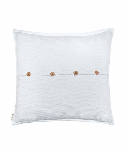 Intertwined white cushion cover - TGW