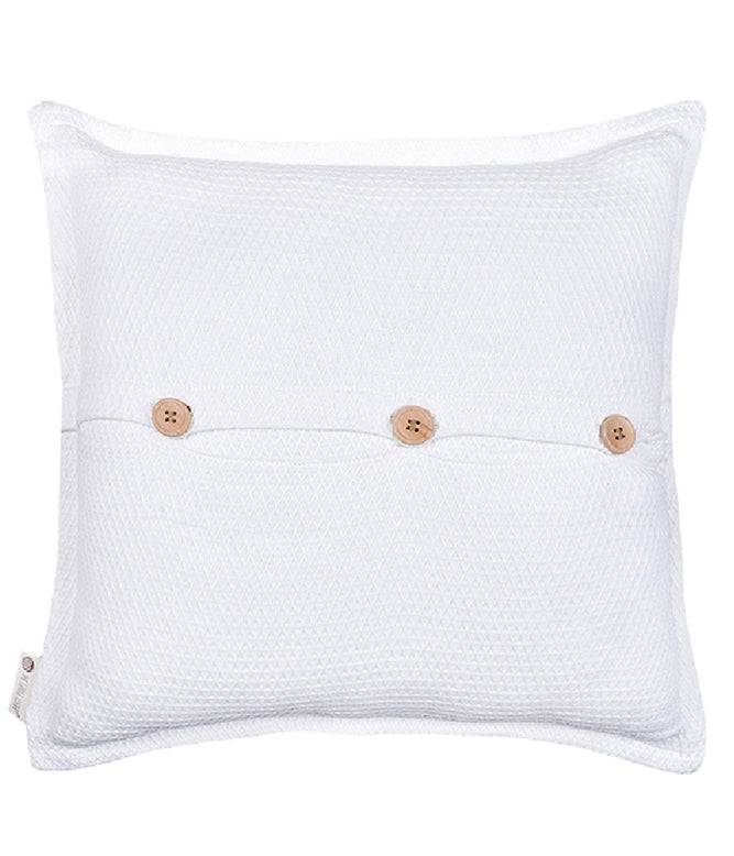 Intertwined white cushion cover - TGW