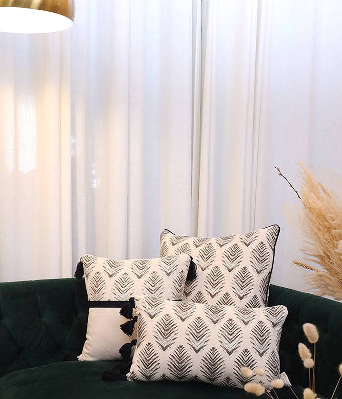 Leaf Foil Cushion Cover - Set of 5 - TGW