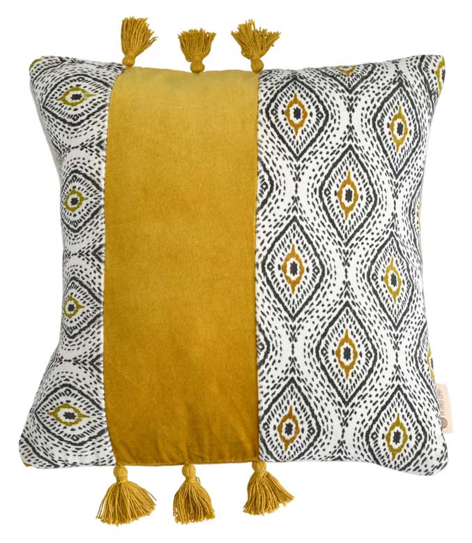 Makhamalee Ocre Cushion Cover - TGW