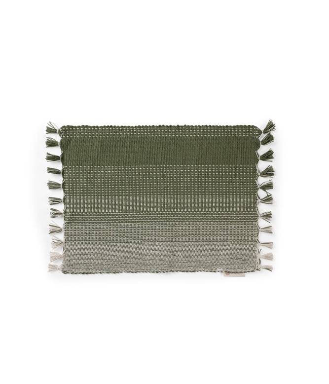 Ombre Placemat Pack of 1 (Olive) - TGW