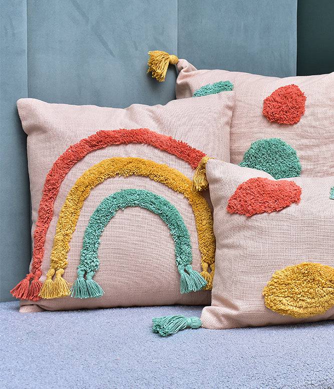 RAINBOW EMBRACE CUSHION COVER - TGW