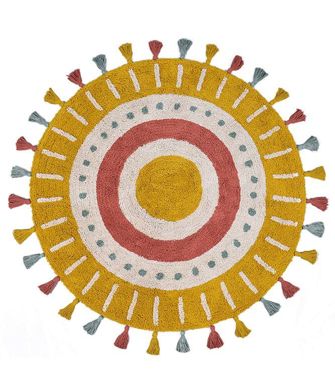 RAINBOW FUSION ROUND RUG - TGW