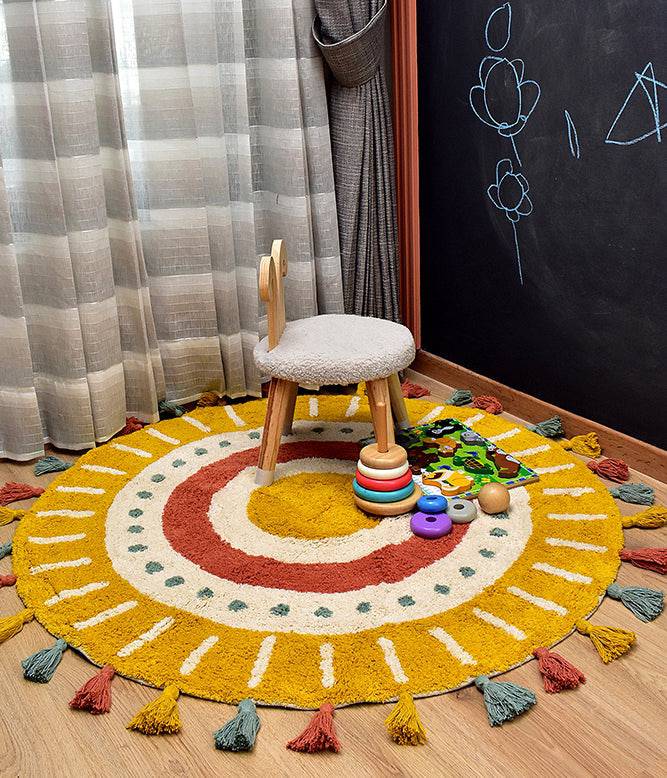 RAINBOW FUSION ROUND RUG - TGW