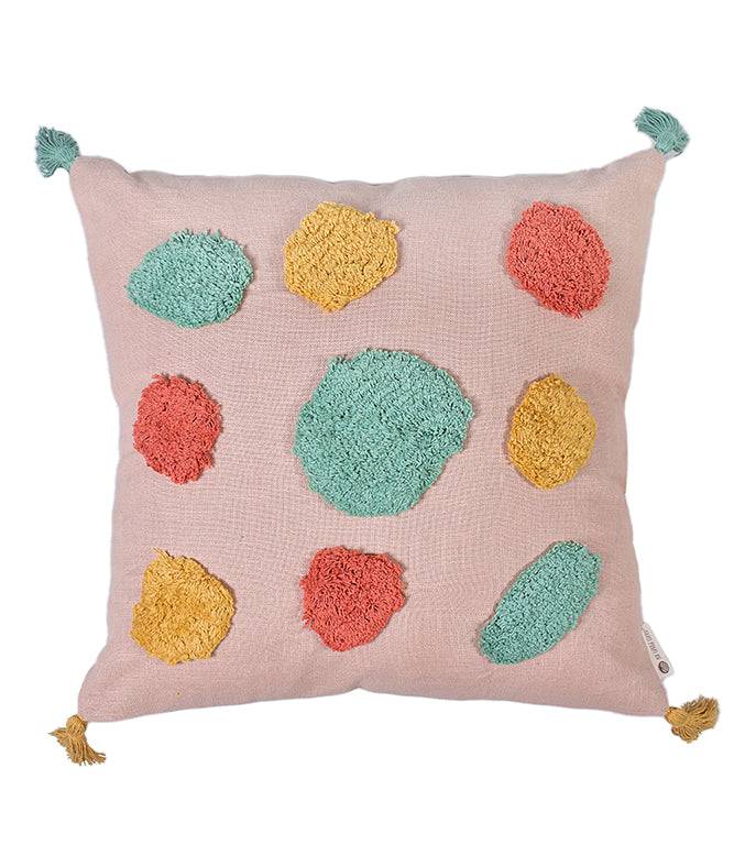 RAINBOW POLKA DREAM CUSHION COVER - TGW