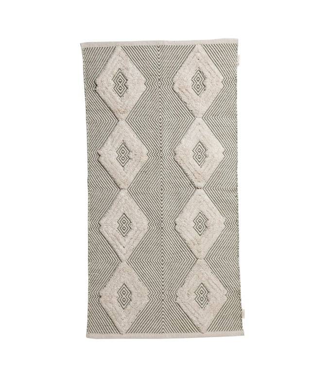 Rhomb Tuft Wo-Metric Rug (Olive) SMALL - TGW