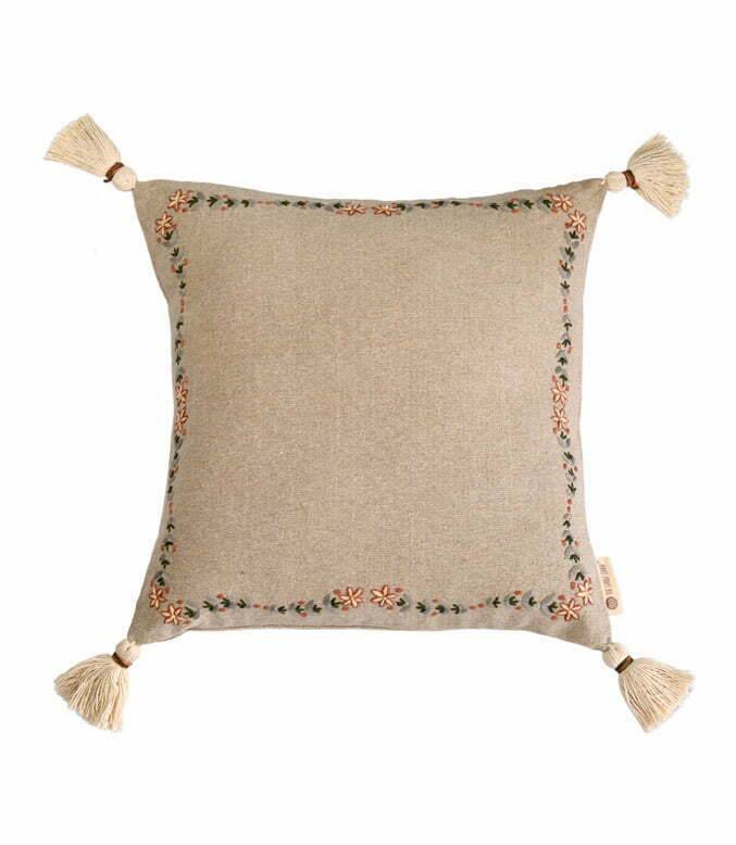 Ruhe Embroidered Cushion Cover - TGW