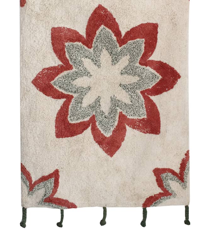 Ruhe Tufted Floral Rug - TGW