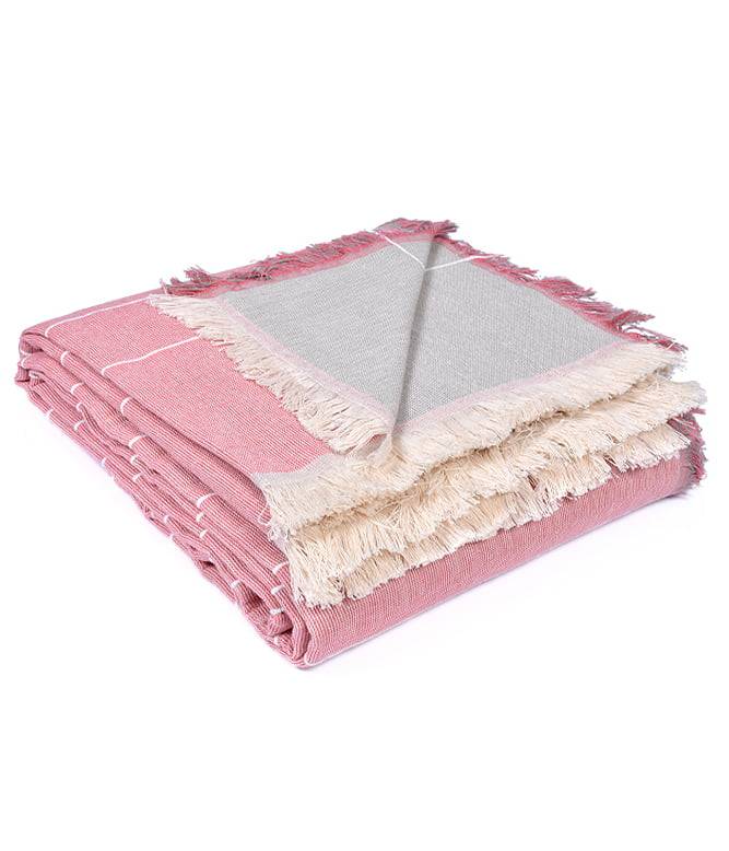 The French Rose Reversible Throw - TGW