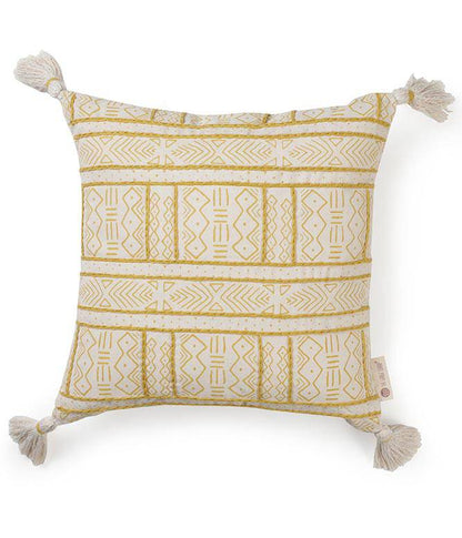 Vivacious Lines Chain Stitch Cushion Cover - TGW