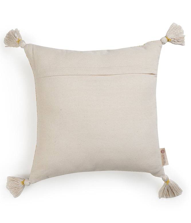 Vivacious Lines Chain Stitch Cushion Cover - TGW