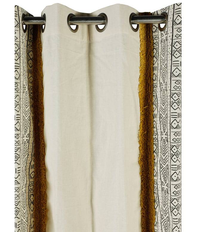 Vivacious Lines Tufted Curtain - TGW