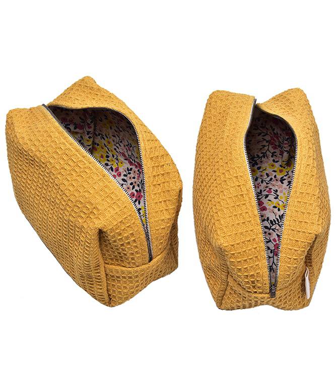 Waffle Dopp Kit (Ochre Yellow) - TGW