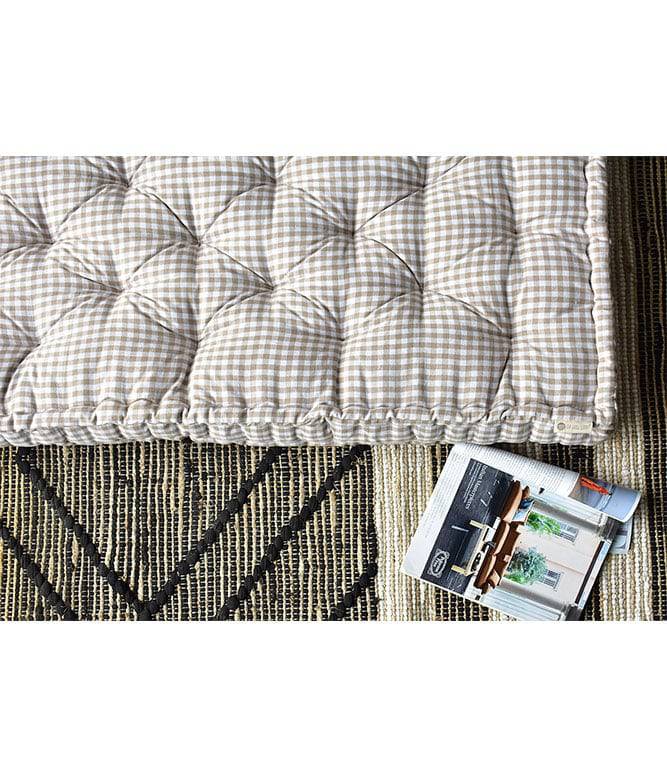 WOVEN SMALL CHECK FLOOR MATTRESS - TGW